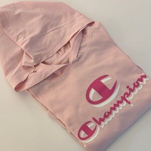 Champion Light Pink Pullover Hoodie
